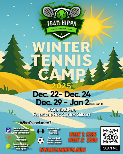 Winter tennis camp 2025